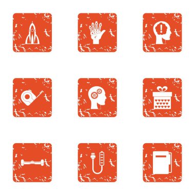 Gelecekteki strateji simgeler kümesi, grunge style