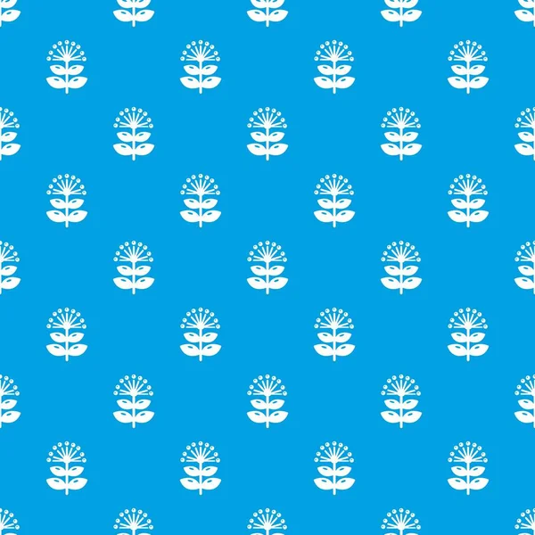 Bal bitki desen vektör kesintisiz mavi