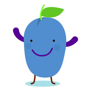 Erik simgesi, düz stil gülümse