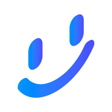 Gülümseme simgesi, izometrik stili