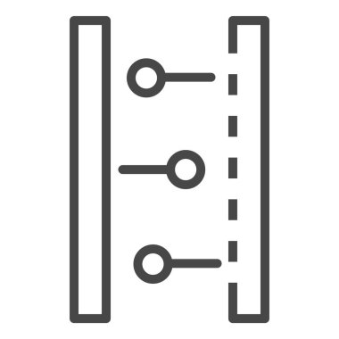 Kimyasal aracı simgesini, anahat stili