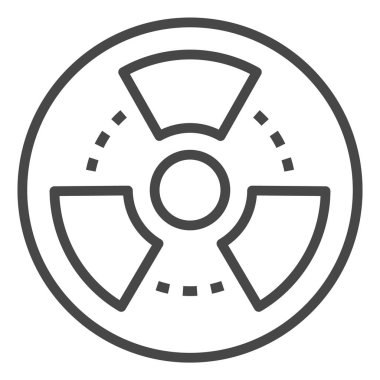 Radyasyon simgesi, anahat stili