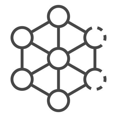 Karmaşık molekül simgesi, anahat stili