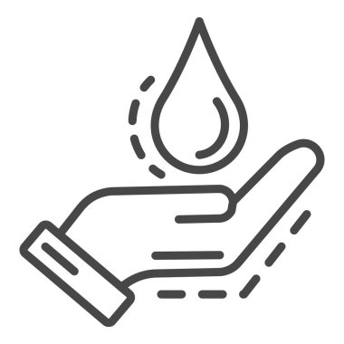 Su damla simge, anahat stili kaydetmek