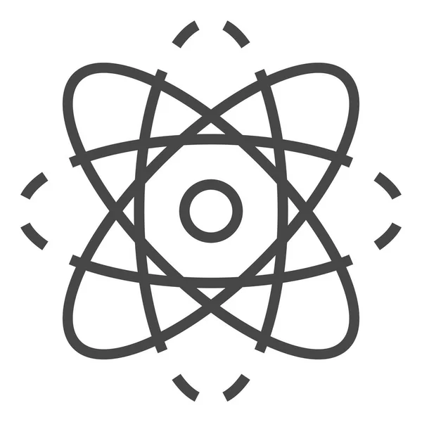 原子图标，轮廓风格 — 图库矢量图片
