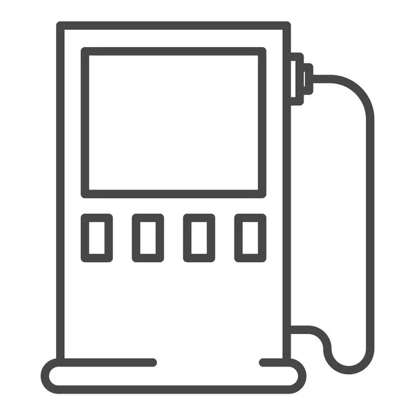 Icono de la estación de energía de carga, estilo de esquema — Vector de stock