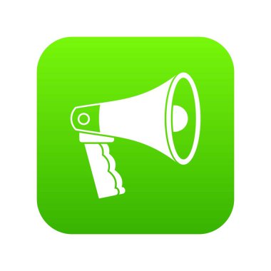 Hoparlör simgesi dijital yeşil