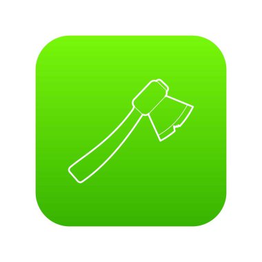 Balta simgesi yeşil vektör