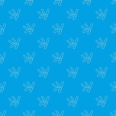 Basiller desen vektör kesintisiz mavi