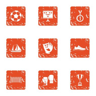 Spor şans simgeler kümesi, grunge tarzı