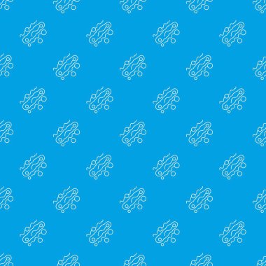 Corynebacterium desen vektör kesintisiz mavi