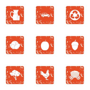 Süt simgeler kümesi, grunge tarzı