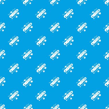 Corynebacterium desen vektör kesintisiz mavi