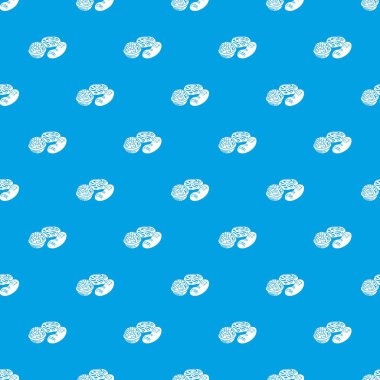 Fındık desen vektör kesintisiz mavi