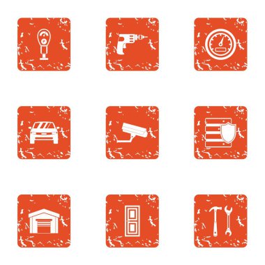 Görüntü denetimi simgeler kümesi, grunge tarzı