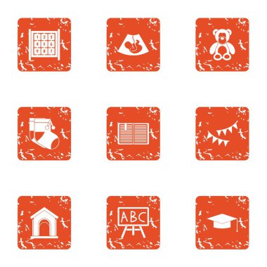 Ortaokul simgeler kümesi, grunge tarzı