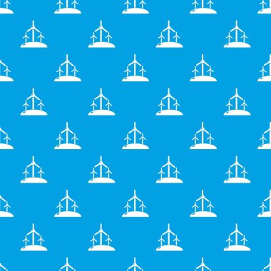 Enerji fırıldak desen vektör kesintisiz mavi