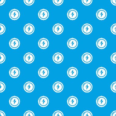 Enerji içki şişesi kap desen vektör kesintisiz mavi