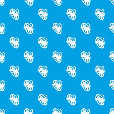 Hiçbir köpek desen vektör kesintisiz mavi