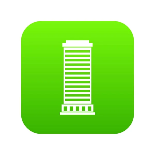 Kolom pictogram digitale groen — Stockvector