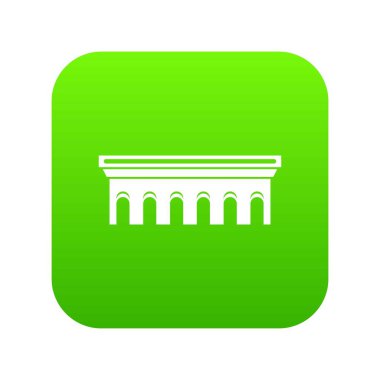 Köprü simgesi dijital yeşil