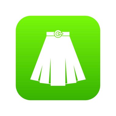 Etek simgesi dijital yeşil