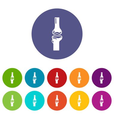 Eklem iltihabı simgesi, basit tarzı.