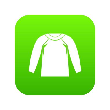 Spor ceket, simge dijital yeşil