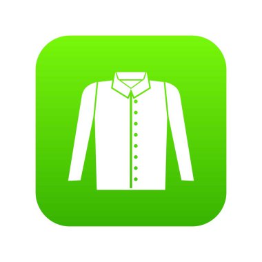 Gömlek simgesini dijital yeşil