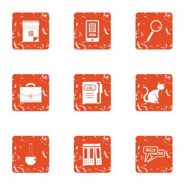 Dil Tercüman simgeler kümesi, grunge tarzı