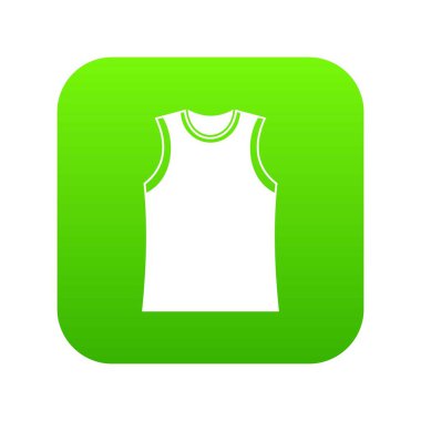 Singlet simgesi dijital yeşil