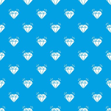 Mayın elmas desen vektör kesintisiz mavi