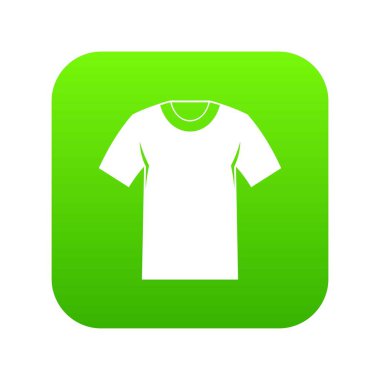 Tshirt simgesi dijital yeşil
