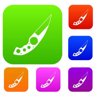 Renk koleksiyonu küçük bıçak seti