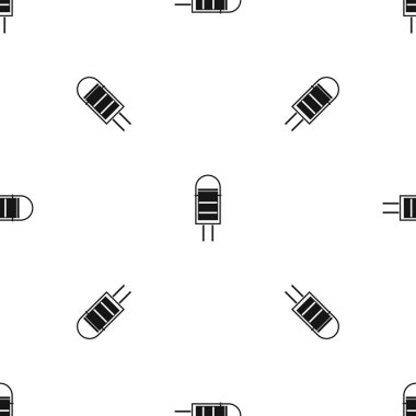 Çöp sorunsuz siyah desen