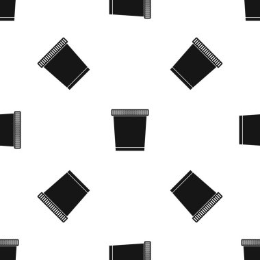 Çöp sorunsuz siyah desen