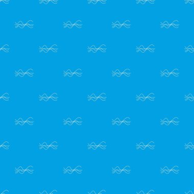Ses dalgaları desen kesintisiz mavi