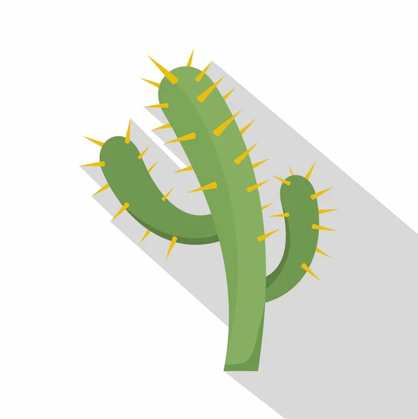 Icono de cactus, estilo plano — Archivo Imágenes Vectoriales