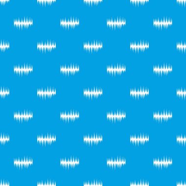 Dijital Ses Ekolayzır teknoloji desen kesintisiz mavi
