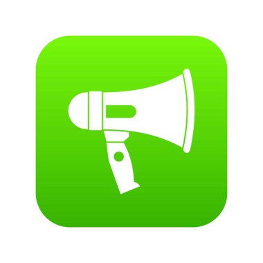 Ağızlık simgesi dijital yeşil