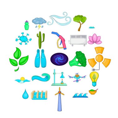 Gücü simgeler kümesi, karikatür tarzı