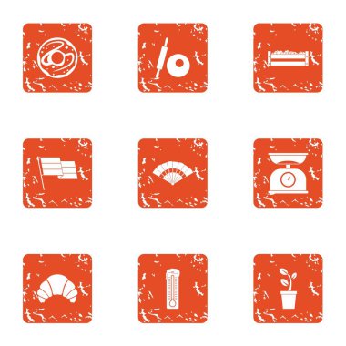 Doğal dolgu simgeler kümesi, grunge tarzı