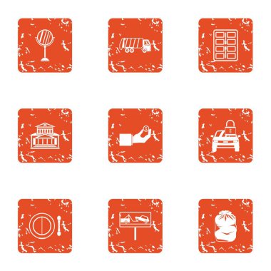Kentsel anket simgeler kümesi, grunge tarzı