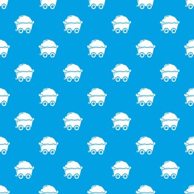 Araştırma sepeti desen vektör kesintisiz mavi