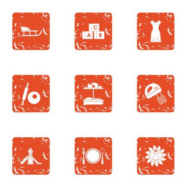 Ana ders simgeler kümesi, grunge stili