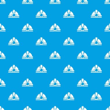 Araştırma kask desen vektör kesintisiz mavi