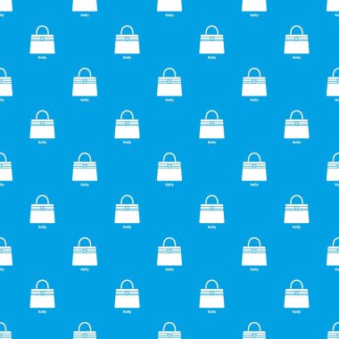 Kelly çanta modeli vektör kesintisiz mavi