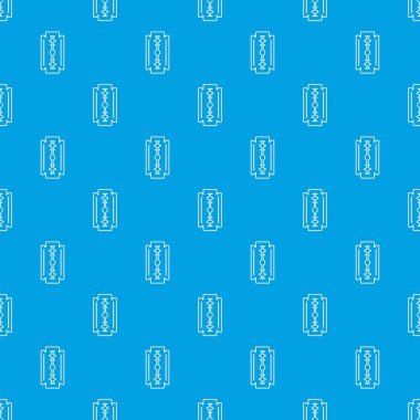 Jilet desen vektör kesintisiz mavi