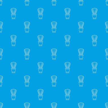 Tıraş fırçası desen vektör kesintisiz mavi