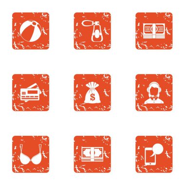 Para kodu simgeler kümesi, grunge tarzı